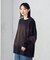 スプレー加工×ロゴ刺繍長袖Ｔシャツ