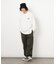 フロスト加工プリント長袖Tシャツ