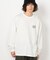 フロスト加工プリント長袖Tシャツ