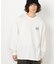 フロスト加工プリント長袖Tシャツ