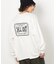 フロスト加工プリント長袖Tシャツ