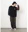 フロスト加工プリント長袖Tシャツ