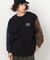 フロスト加工プリント長袖Tシャツ