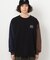 フロスト加工プリント長袖Tシャツ