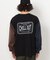 フロスト加工プリント長袖Tシャツ