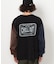 フロスト加工プリント長袖Tシャツ