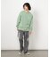フロスト加工プリント長袖Tシャツ