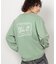 フロスト加工プリント長袖Tシャツ