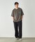バックプリント フロスト半袖Tシャツ