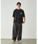 バックプリント フロスト半袖Tシャツ