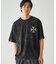 バックプリント フロスト半袖Tシャツ