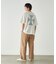 バックプリント フロスト半袖Tシャツ