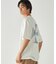 バックプリント フロスト半袖Tシャツ