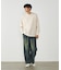 裏起毛ワッフル 長袖Tシャツ