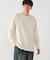 裏起毛ワッフル 長袖Tシャツ