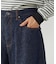 デニム バレルレッグパンツ
