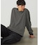 ボーダー ロングTシャツ