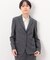 〔 TALLサイズ 〕 【セットアップ対応】ウールストライプ シングルジャケット