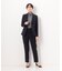 〔 TALLサイズ 〕 【セットアップ対応】ウールストライプ シングルジャケット