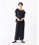 【セットアップ対応】スプリットジョーゼット シャーリングブラウス