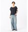 【セットアップ対応】スプリットジョーゼット シャーリングブラウス