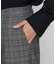 〔 TALLサイズ 〕 2WAYストレッチチェックフラノ デザインワイドパンツ<br>