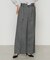〔 TALLサイズ 〕 ヘリンボーンツイード タックワイドパンツ