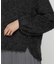 アルパカ混ジャージー ボトルネックプルオーバー