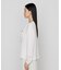 〔 TALLサイズ 〕 トリアセバックサテンジョーゼット ラッフルブラウス