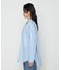 コットンサテンオルタージュ ロングシャツ