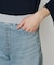 〔 TALLサイズ 〕 コットンストレッチデニム ウエストリブパンツ