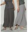 シフォン×シャンブレーカッセン リバーシブルパンツ