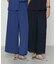 シフォン×シャンブレーカッセン リバーシブルパンツ
