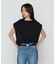 コットン強撚ポンチ ショルダータックTシャツ