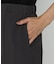 バックサテンジョーゼット クロップドワイドパンツ