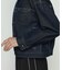 〔 Sサイズ 〕10.5オンス空紡デニム フェイクファー襟付きデニムジャケット