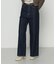 10.5オンスセンタープレス ワイドデニムパンツ