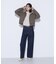 10.5オンスセンタープレス ワイドデニムパンツ