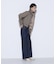 10.5オンスセンタープレス ワイドデニムパンツ