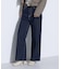 10.5オンスセンタープレス ワイドデニムパンツ