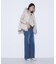 10.5オンスセンタープレス ワイドデニムパンツ