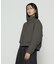〔 TALLサイズ 〕 ドビーガンクラブチェック リバーシブルショートダウンブルゾン