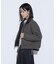 〔 TALLサイズ 〕 ドビーガンクラブチェック リバーシブルショートダウンブルゾン