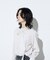 〔 TALLサイズ 〕 リヨセルストライプ ボウタイブラウス