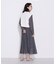 〔 TALLサイズ 〕 コットンポリエステルリリヤーン 前後切り替えベスト