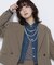 〔 +サイズ 〕 【セットアップ対応】パウダープレーンストレッチ ショートダブルジャケット