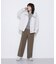〔 +サイズ 〕 【セットアップ対応】パウダープレーンストレッチ パンツ