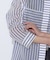 〔 TALLサイズ 〕 コットンシルク シアーストライプシャツ