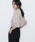 〔 Sサイズ 〕 リネンポリエステルオーガンジー ラグランスリーブシャツ羽織り