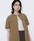 〔 TALLサイズ 〕 タイプライター ロングシャツドレス